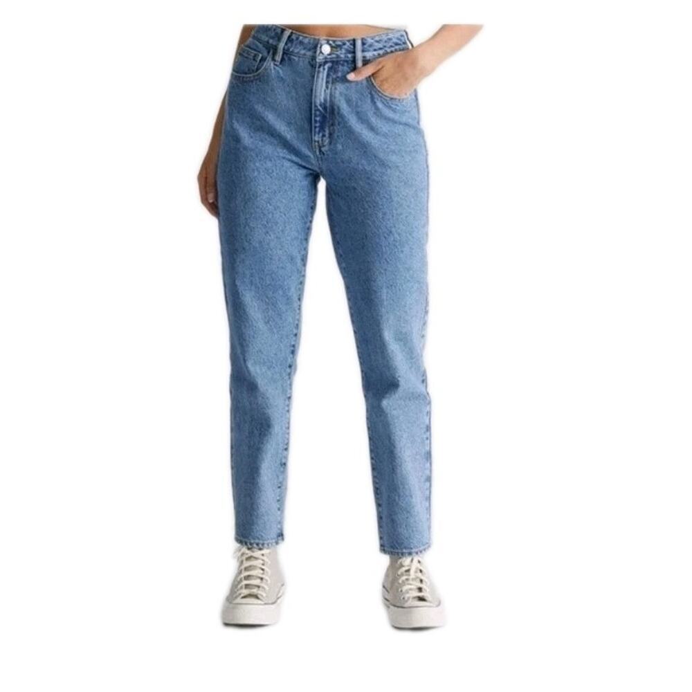 PACSUN Medium Blue Mom Jean High-Rise Size 26 Short Classic Style Festival
